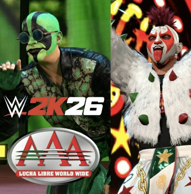 Luchadores de AAA llegan al videojuego WWE 2K26; así lucen sus primeras imágenes. (FOTO9: Cortesía WWE 2K.