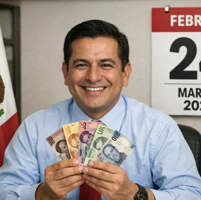 Este es el salario que reciben los trabajadores en México por el Día de la Bandera este 24 de febrero. (Sora IA).