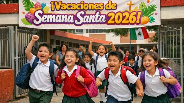 La SEP ha revelado si se adelantarán las vacaciones de Semana Santa 2026 y cuánto durarán. (Sora IA).