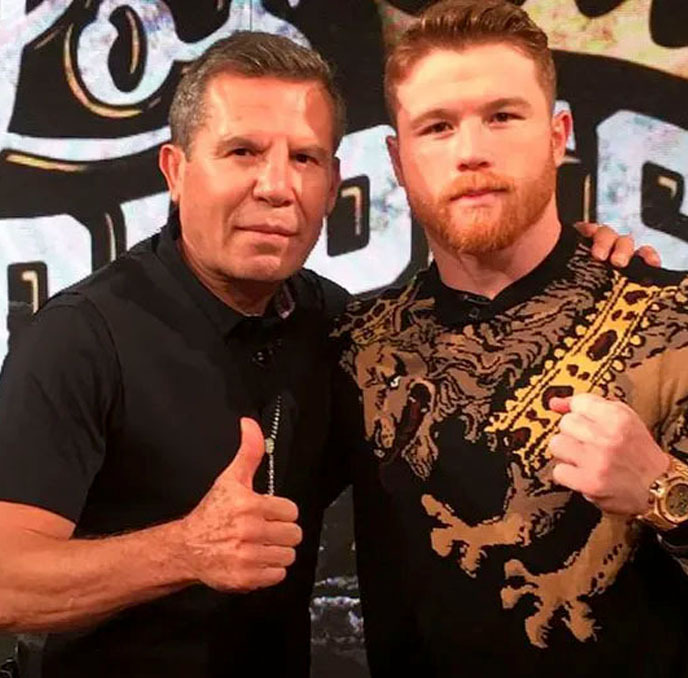 Chávez y Canelo tiene buena relación. (Instagram)