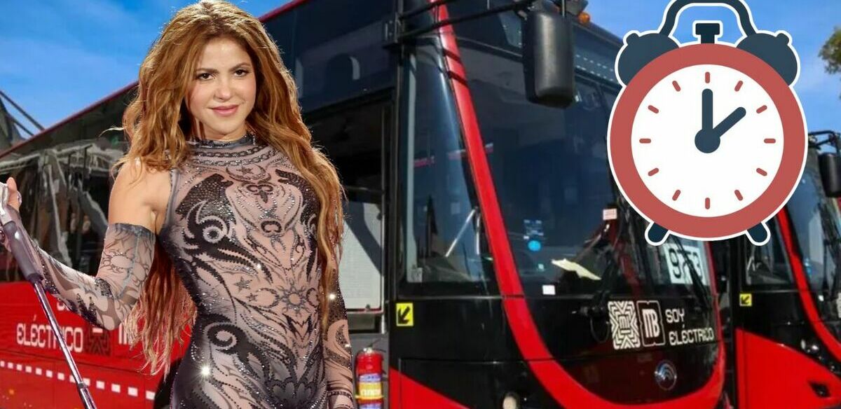 ¿Cómo operará el Metrobús CDMX por el concierto de Shakira en el Zócalo? Revelan horarios y estaciones cerradas. (Especial).