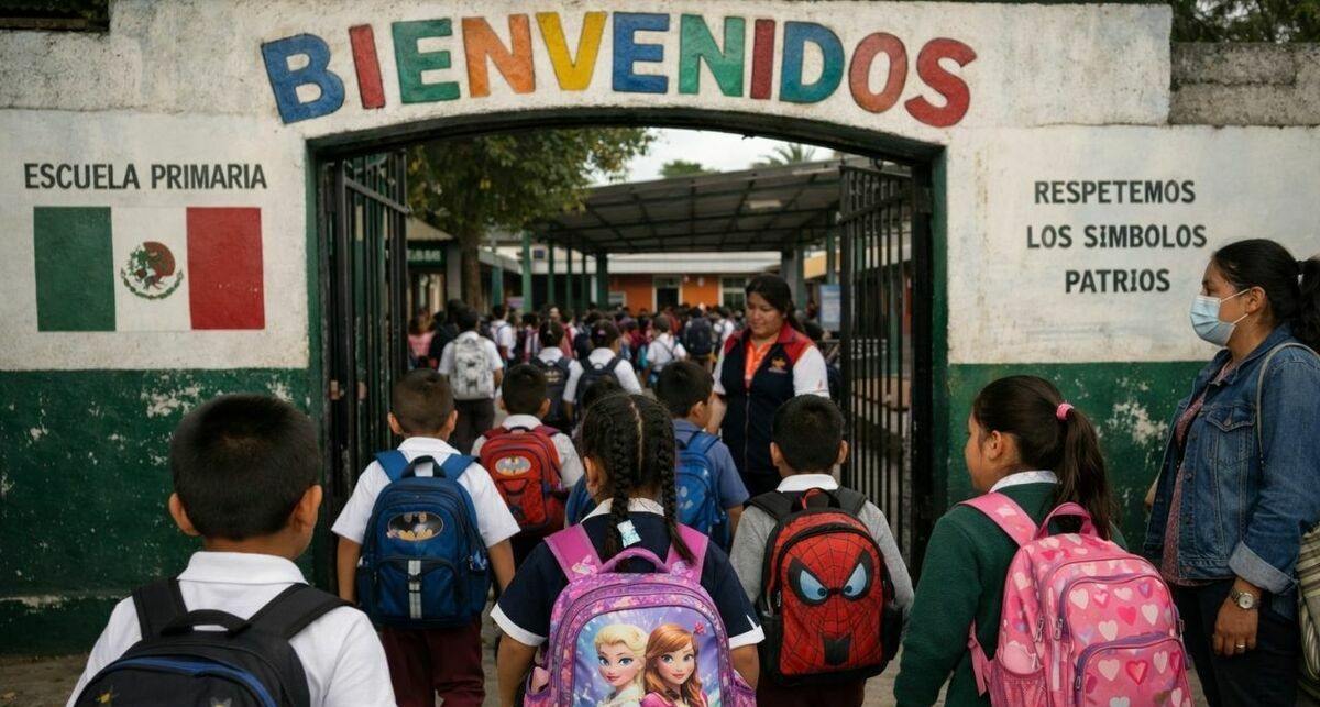 SEP ¿Cuáles escuelas cambiaran de horario en Marzo? (FOTO: Sora IA)