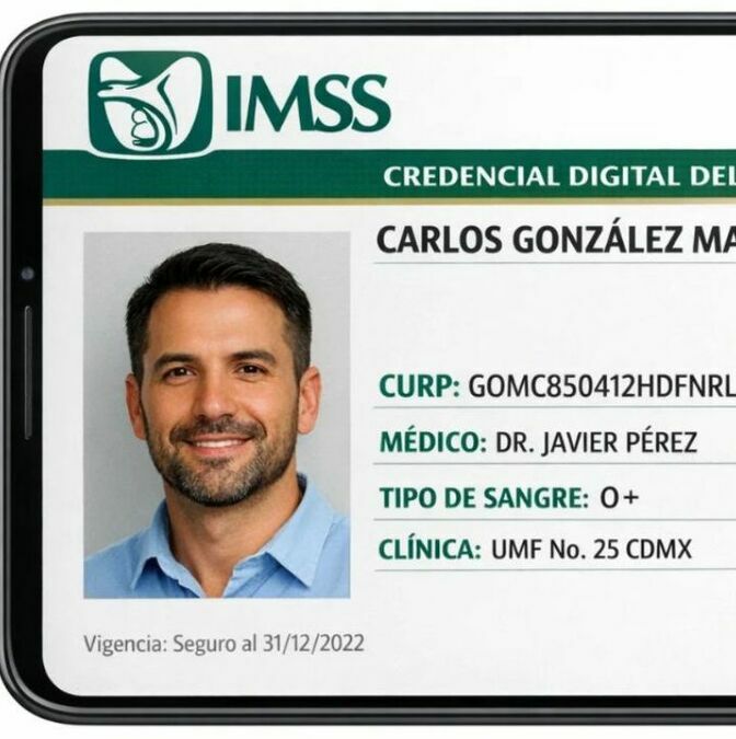 El Tarjetón Digital de IMSS permite consultar comprobantes de pago en 2026. Foto: Sora IA
