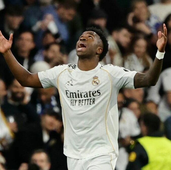 Vinícius Jr. marcó el gol definitivo del Real Madrid (EFE)