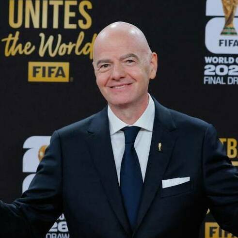 Gianni Infantino, previo al sorteo del Mundial 2026 (Reuters)