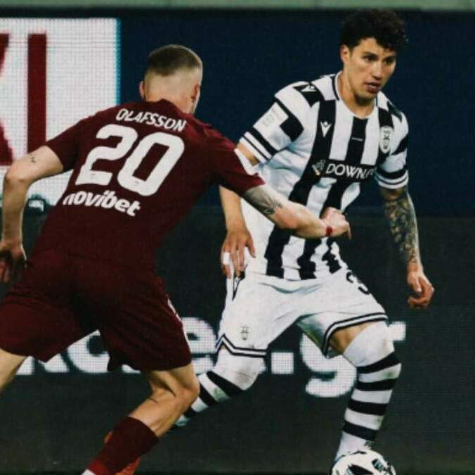 Jorge Sánchez ya tuvo sus primeros minutos en Grecia (@PAOK_FC)