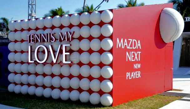 Mazda apoya el tenis en México.