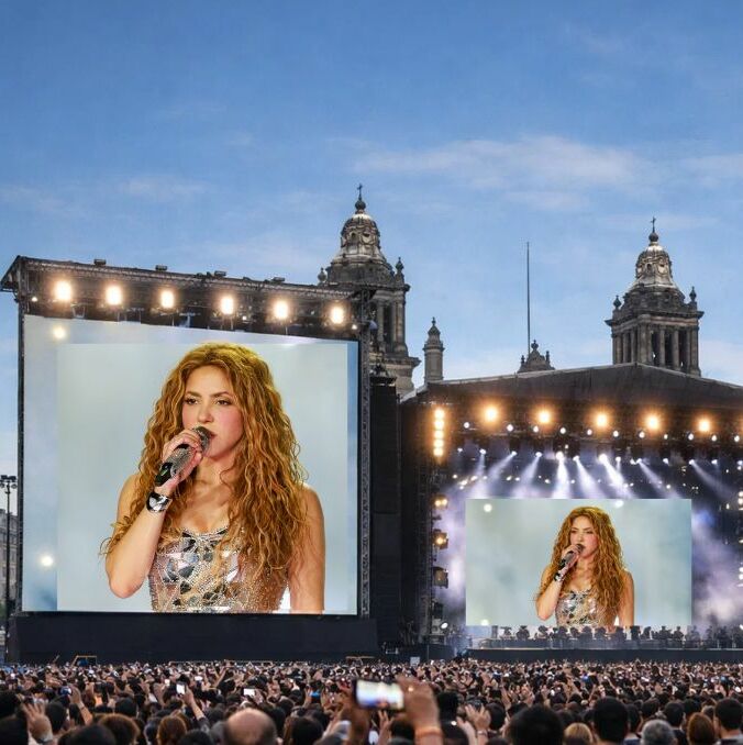 Pantallas gigantes para Shakira en el Zócalo: checa los puntos clave