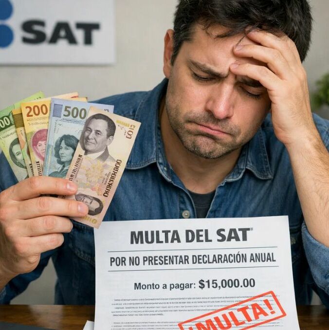¿Qué pasa si no realizo mi Declaración Anual en el SAT este 2026? | Foto: IA