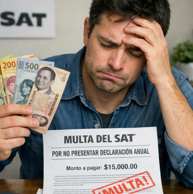 ¿Qué pasa si no realizo mi Declaración Anual en el SAT este 2026? | Foto: IA