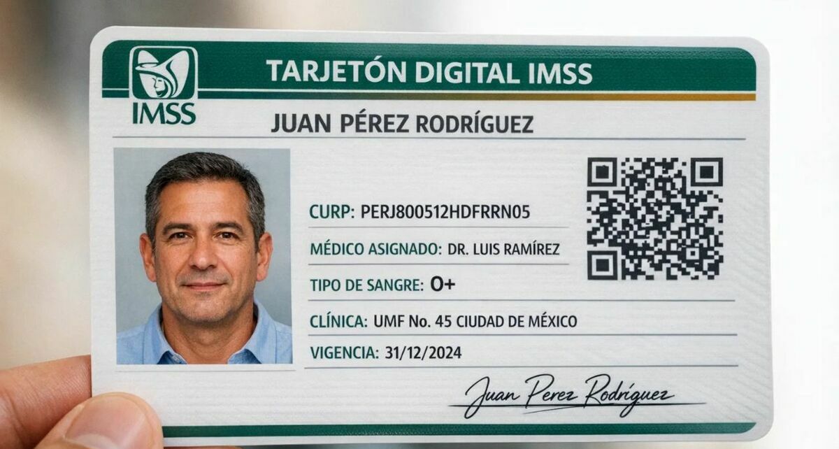 Tarjetón Digital IMSS 2026: fecha límite para tramitarlo. Foto: Sora IA