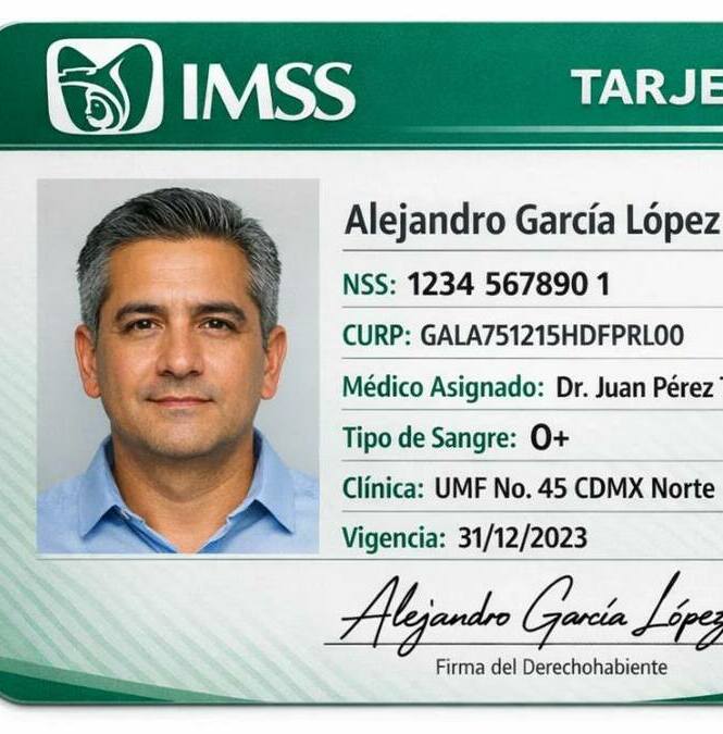 El Tarjetón Digital de IMSS permite consultar comprobantes de pago en 2026. Foto: Sora IA