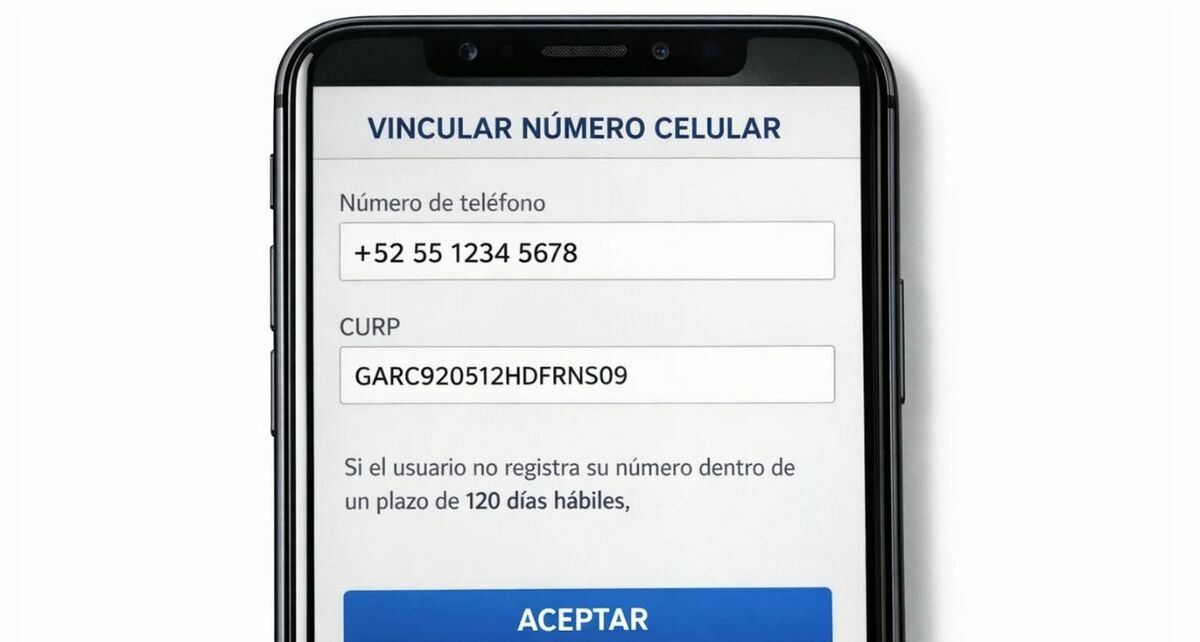 Vinculación de número celular con CURP 2026. Foto: Sora IA