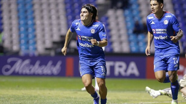 Luka Romero anota dos goles en el triunfo de Cruz Azul (Imago7)