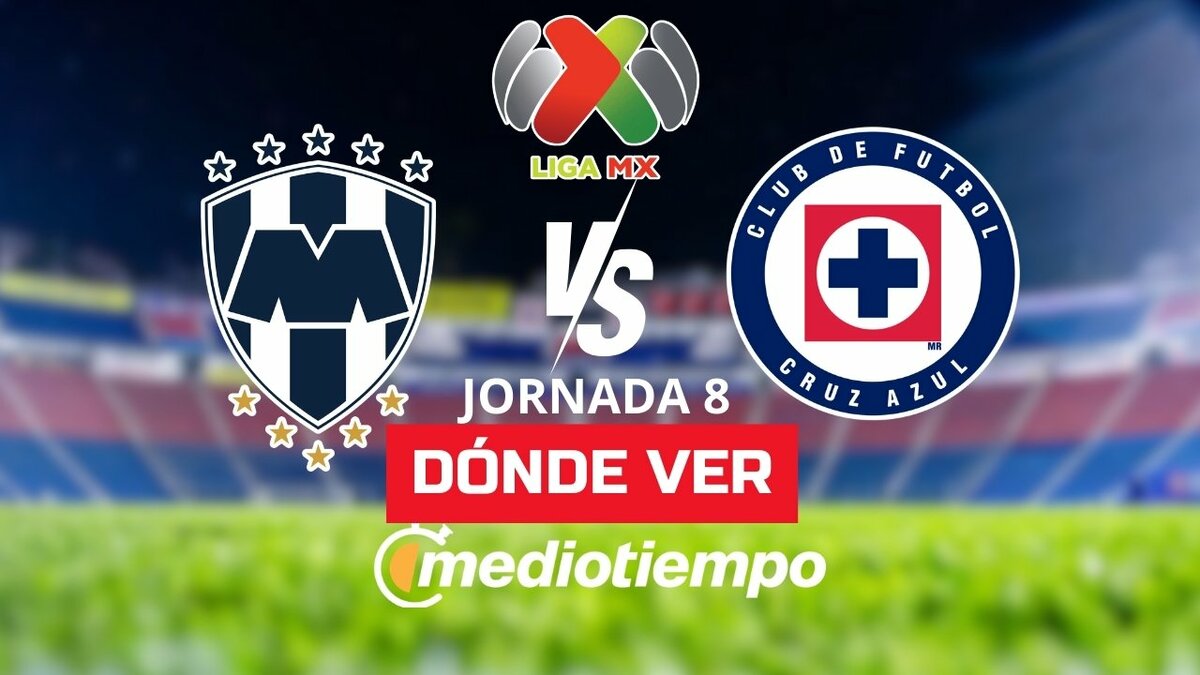 Rayados de Monterrey vs Cruz Azul ¿Dónde puedo ver el partido? EN VIVO