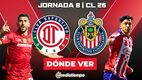 Rivalidad Toluca vs. Chivas Jornada 8 Clausura 2026