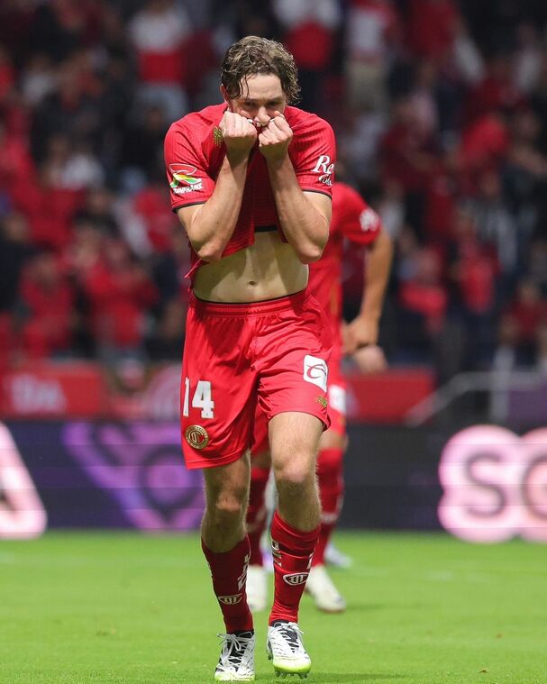 Marcel Ruiz, Mediocampista de Toluca. (Foto: @Toluca FC)