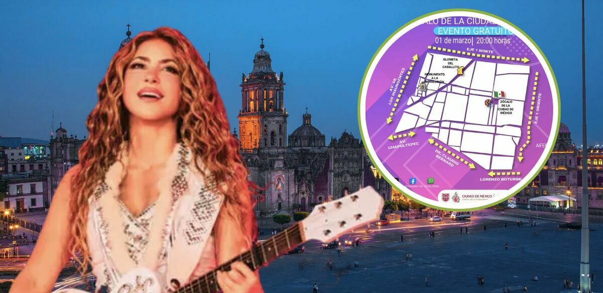 Estas son las opciones para poder llegar al concierto de Shakira fácil y sin contratiempos. (FOTO): Especial.