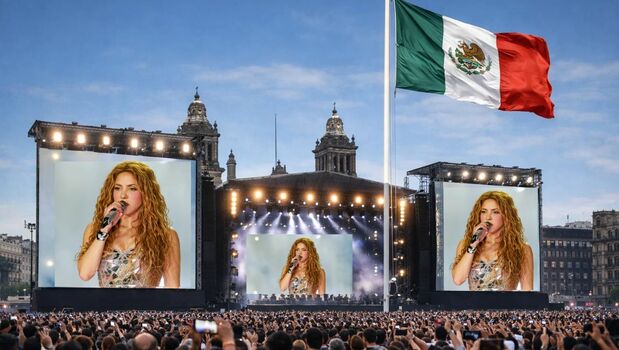 Pantallas gigantes para Shakira en el Zócalo: checa los puntos clave
