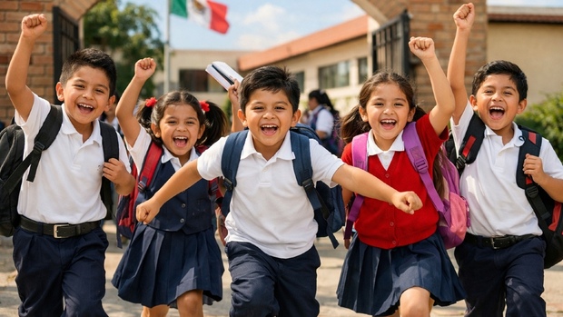 SEP confirma que habrá suspensión de clases para el 27 de febrero. Foto: Sora IA