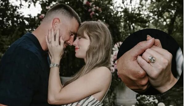 ¡Viva el amor! Taylor Swift recibe lujoso anillo de compromiso de Travis Kelce; conoce más detalles de la joya. (FOTO): Especial.
