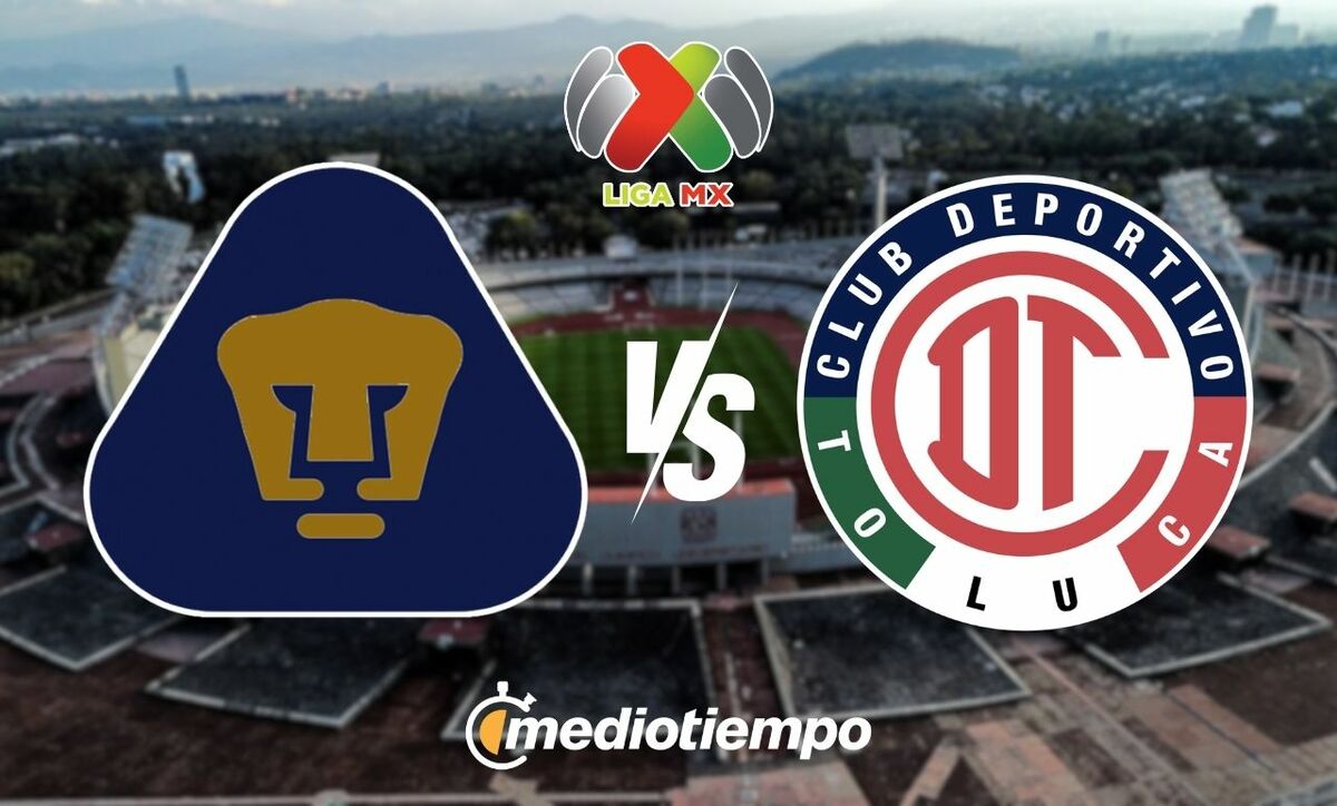 Pumas vs Toluca: horario y dónde ver EN VIVO partido Liga MX 2026