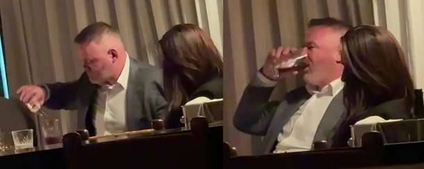 Así captaron a Rooney en una fiesta (FOTOS: The Sun)