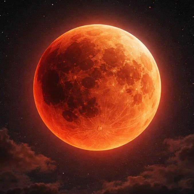Conoce la fecha exacta del primer eclipse lunar total del 2026 en México. Foto: Sora IA