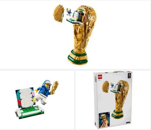 Detalles del Lego del Trofeo de la Copa del Mundo de la FIFA (lego.com)