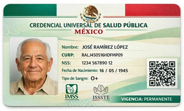 ¿Qué ocurre si no tramitas la NUEVA Credencial Universal de Salud en México? Te decimos. (Foto): Mediotiempo IA.