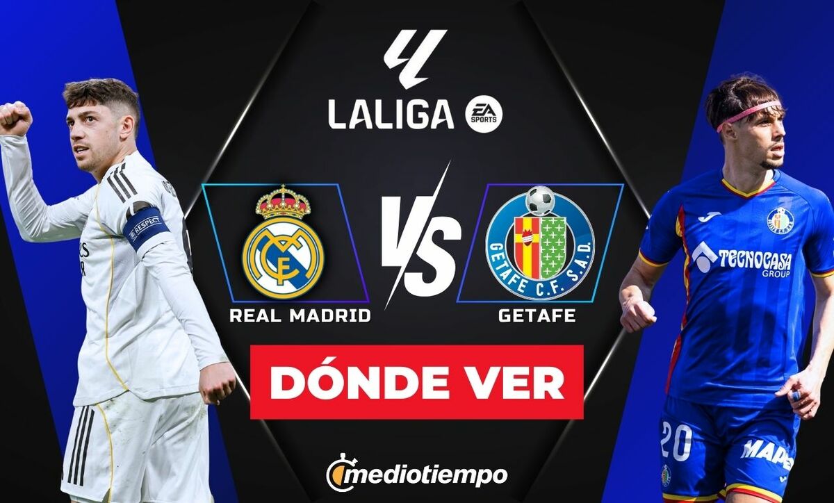 Real Madrid vs. Getafe: horario y canal de partido LaLiga 2026. (FOTO): Especial.