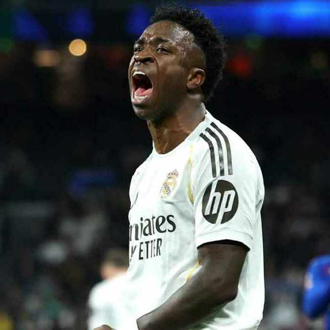 Vinicius Jr. no salió certero (Reuters)