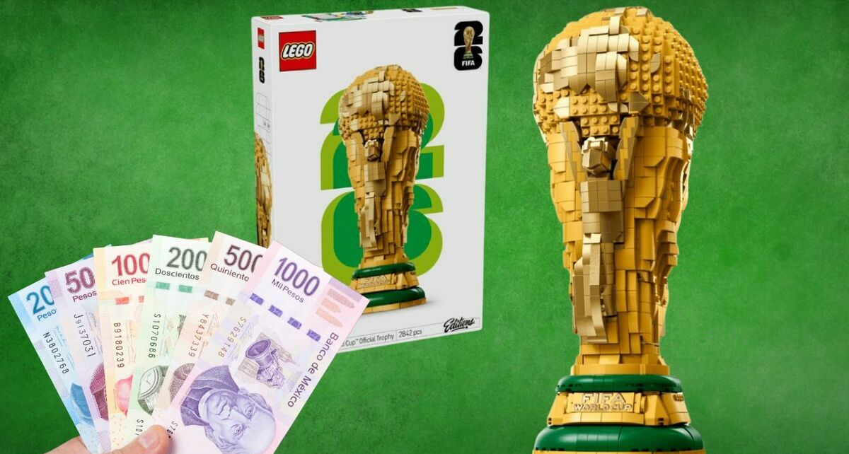 LEGO puso a la venta una pieza inspirada en el trofeo del Mundial de la FIFA (lego.com)