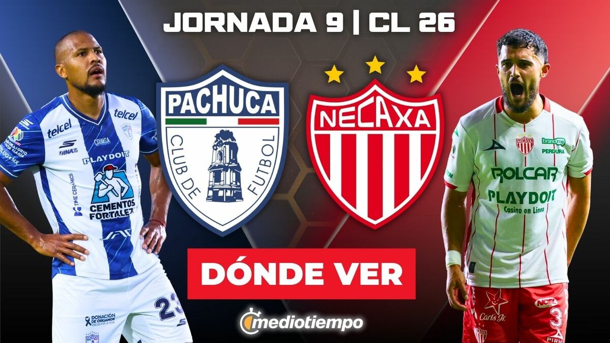 Pachuca vs. Necaxa: dónde y a qué hora ver EN VIVO J9