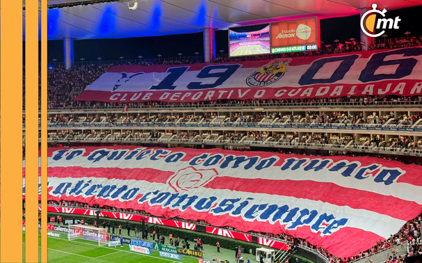 La afición de Chivas le puso color al Clásico Tapatío. (Foto: Elizabeth Ramírez)