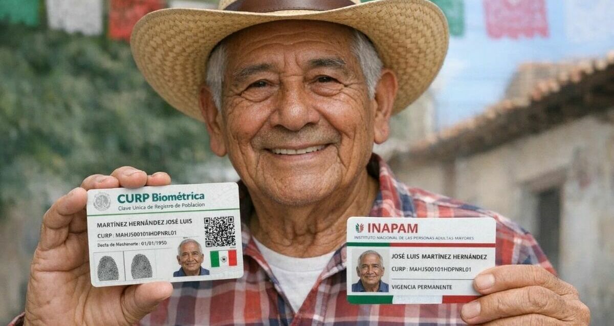 ¿Nuevo requisito? Te decimos si la CURP biométrica será obligatoria para tramitar credencial INAPAM. (Sora IA).