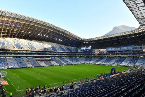 Estadio BBVA antes de un juego de la Liga MX (Imago7)