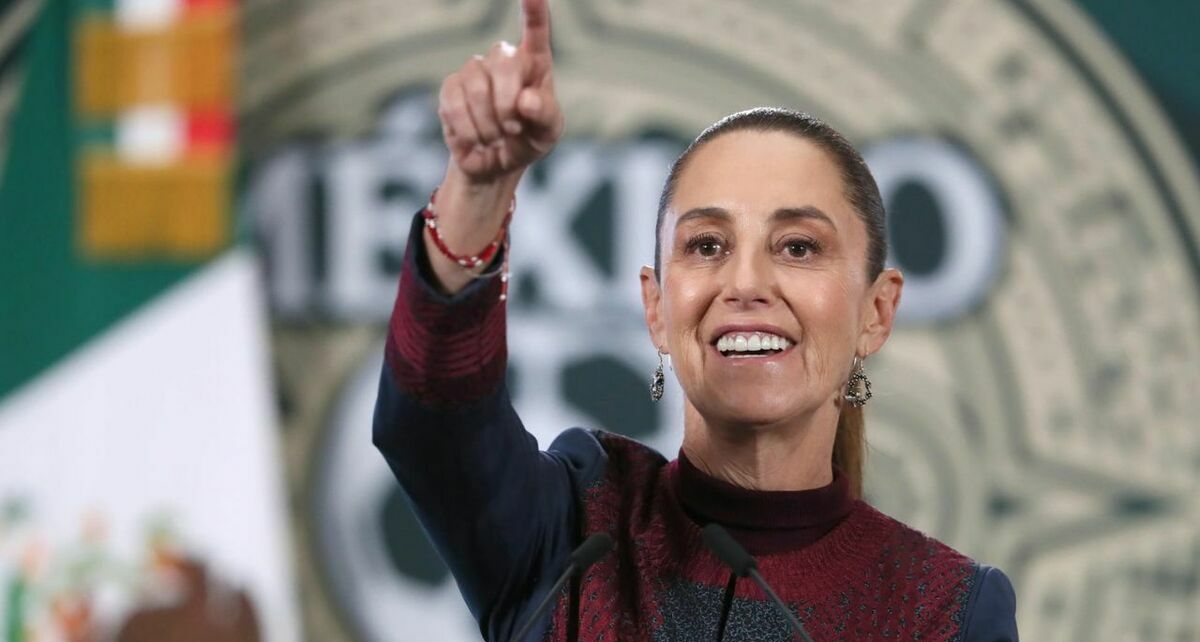 La presidenta de México lanzó el concurso. (Foto: EFE)