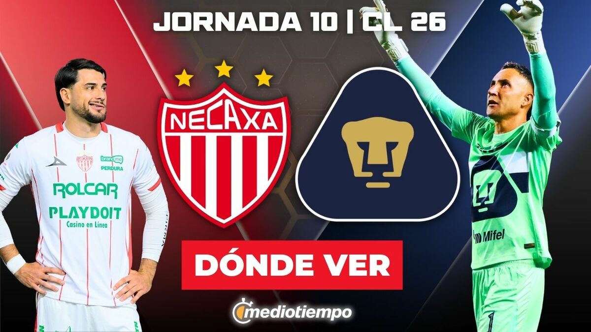 Necaxa vs Pumas: Dónde y a qué hora ver EN VIVO partido Liga MX 2026