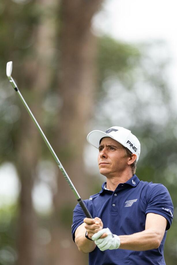 Carlos Ortiz está empatado en la cima de la competencia (Fotografía: cortesía LIV Golf)
