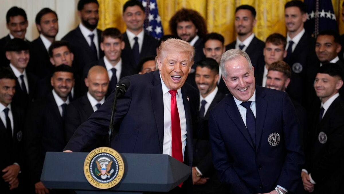 El presidente de Estados Unidos estuvo bromeando. (Foto: EFE)