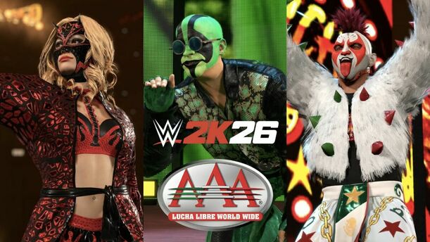Luchadores de AAA llegan al videojuego WWE 2K26; así lucen sus primeras imágenes. (FOTO9: Cortesía WWE 2K.