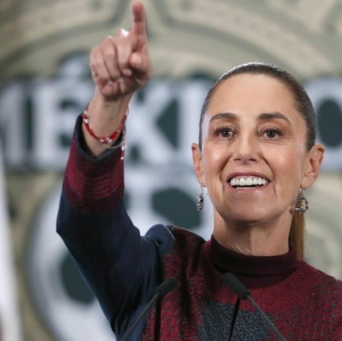 La presidenta de México lanzó el concurso. (Foto: EFE)