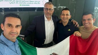 César Ramos, Marco Bisguerra y Alberto Morín finalmente pudieron volver a México (Fotografía: Imago 7)
