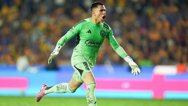 Malagón celebra un gol del América (Imago7)