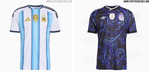 Así fue la playera que usó Argentina en Rusia 2018 (footyheadlines.com)