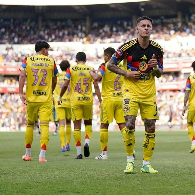 Brian Rodríguez se lució con el primer gol del América (Imago7)