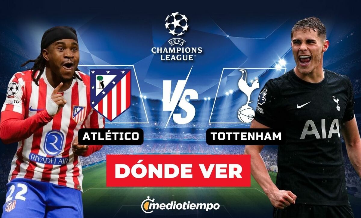Consulta la previa de Atlético de Madrid vs. Tottenham Hotspur para ver EN VIVO Octavos de Final Champions League 2026.