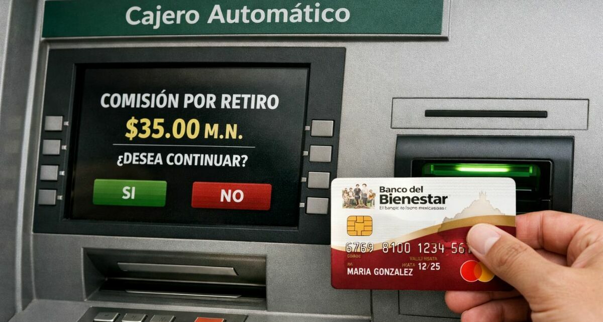 Tarjeta del Bienestar: lugares donde pueden cobrar comisión al usarla. Foto: Sora IA