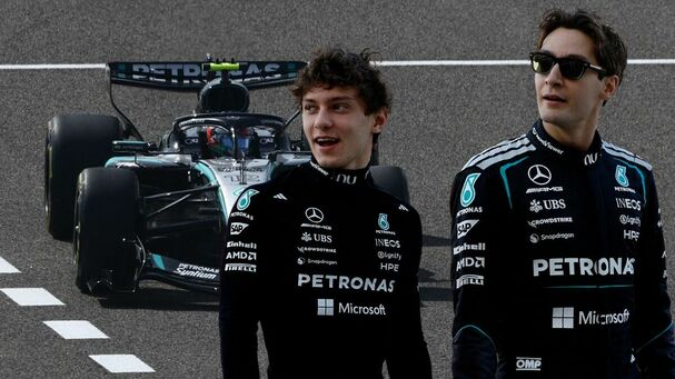 Antonelli y Russell fueron los más rápidos en Bahréin.